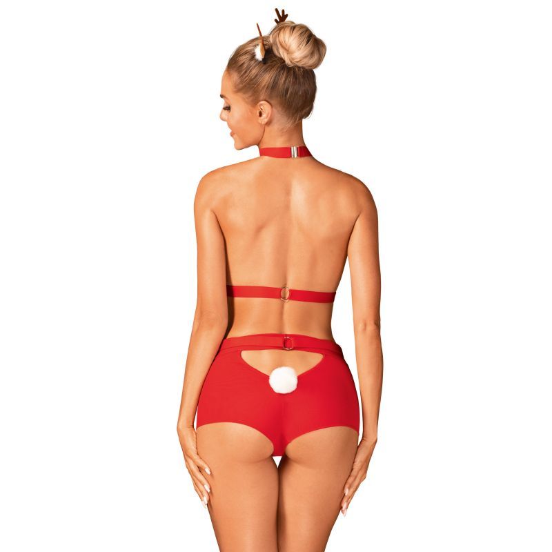 Ms Reindy 3 Pc Set-7793-RED-M/L