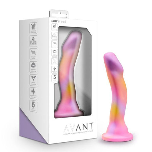 Avant Suns Out Pink Silicone Dildo-BL-88360