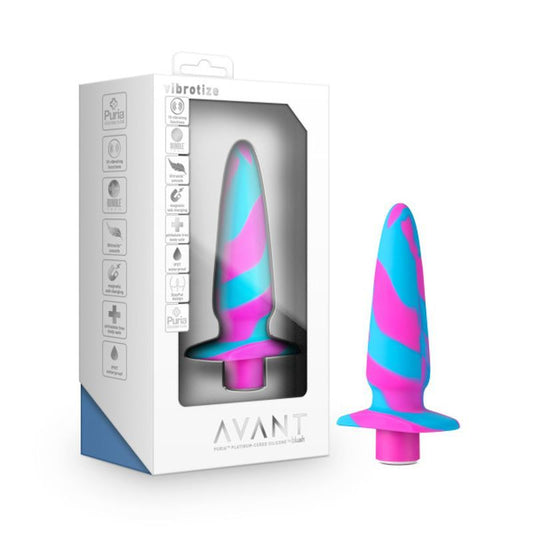 Avant Vibrotize Silicone Mini Anal Vibe Fuchsia-BL-76650