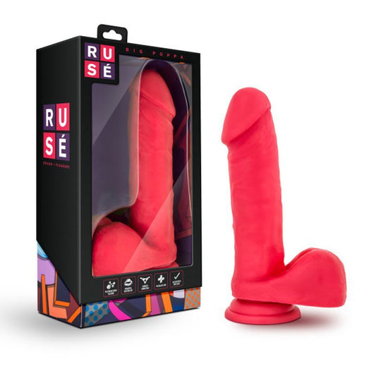 Ruse Big Poppa Cerise Dildo-BL-86708