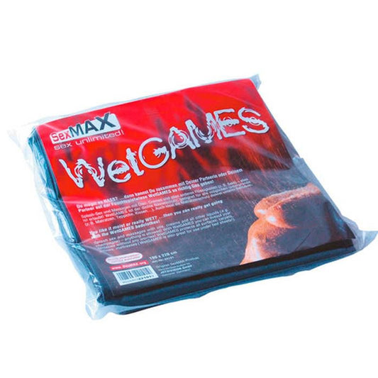 SexMAX WetGAMES Sheet Black-JD-22101