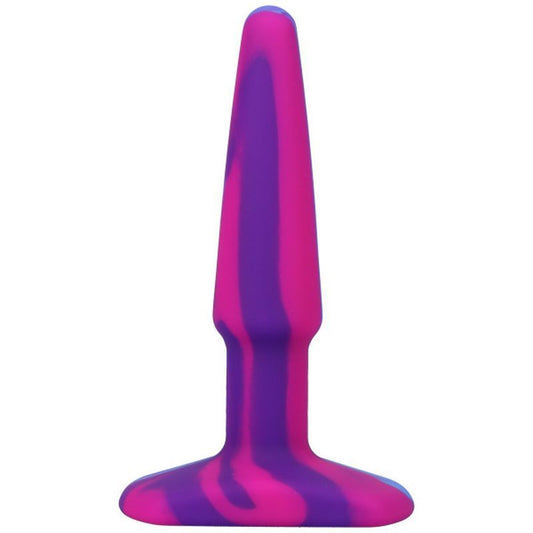 Groovy Silicone Anal Plug 4in Berry-0302-03-BX