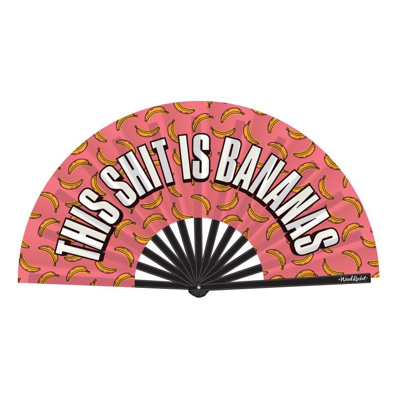 This Shit Is Bananas Folding Fan-FAN-007