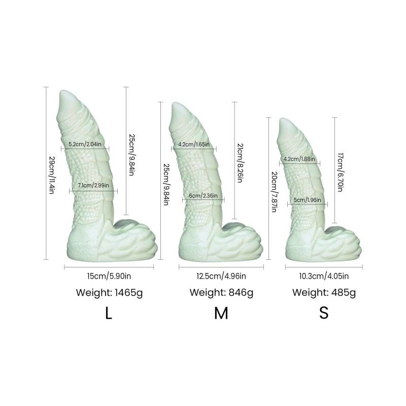 Willie Liquid Silicone Dildo Medium-23030-GRN-M