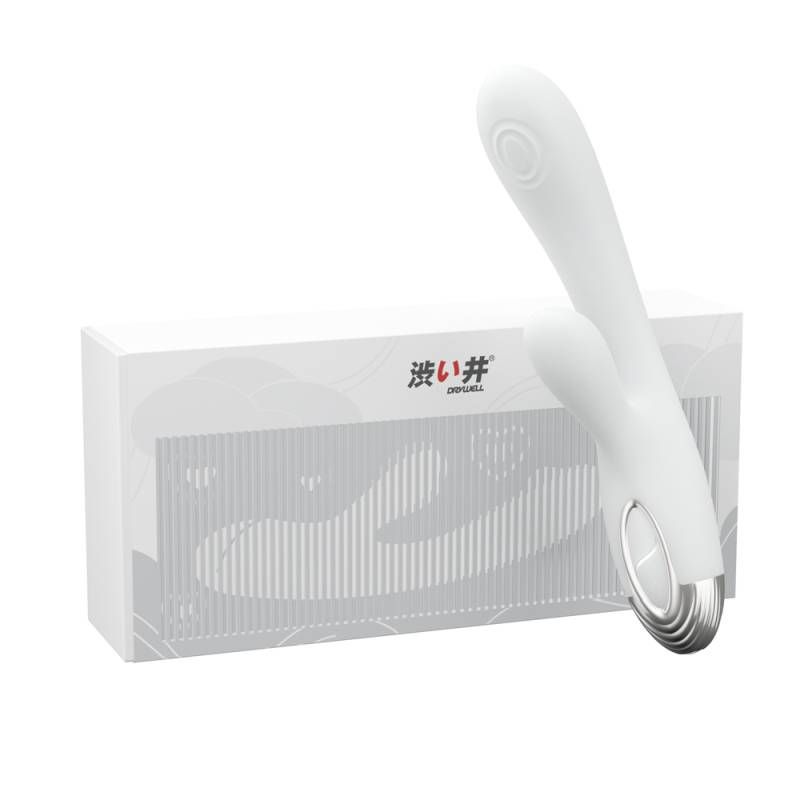 Pada Rabbit and G-Spot Pulsing Vibrator White-V-71