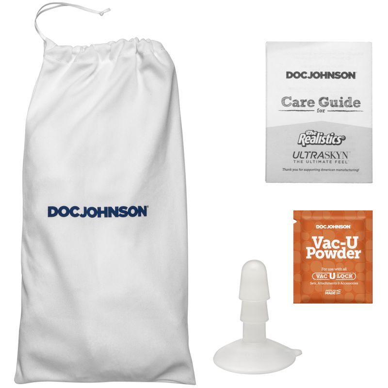 Roman Todd 8in Ultraskyn Cock w Removable Vac-U-Lock Suction Cup Vanilla-8160-33-BX