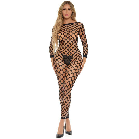 Swipe Right Crotchless Bodystocking Black-27059-BLK-O/S