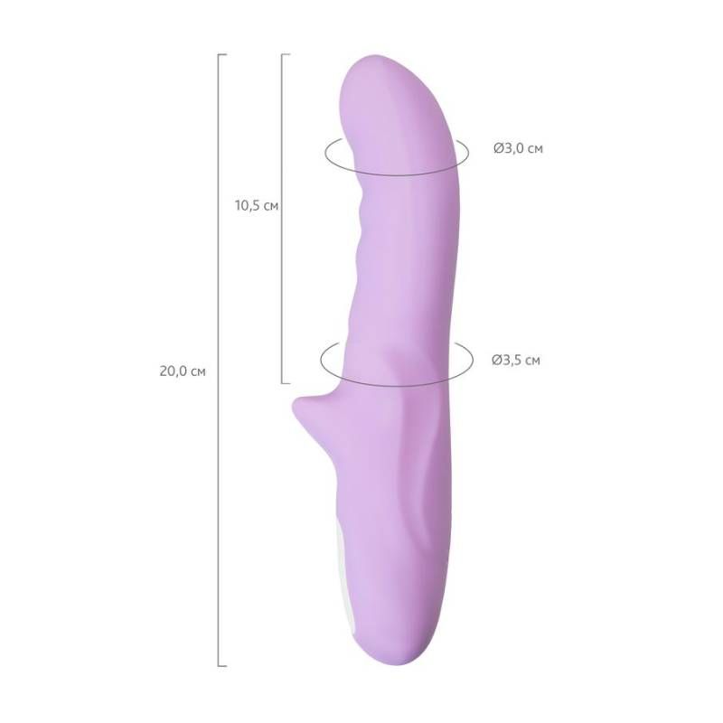 JOS Merry Gor Rotating Shaft Vibrator Violet-783046