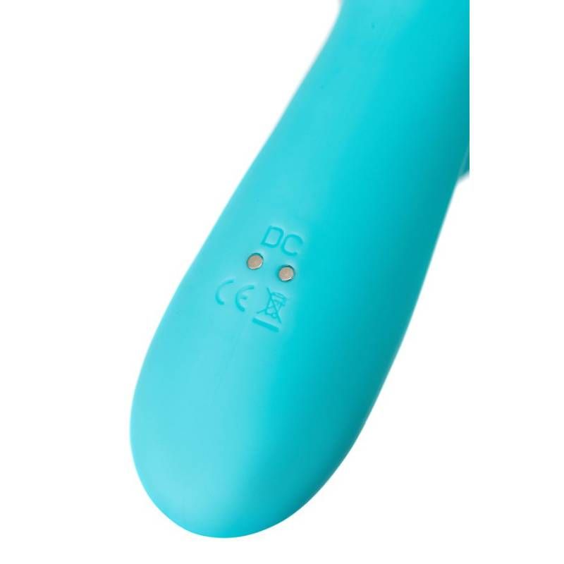 JOS Merry Swirl Rotating Shaft Rabbit Vibrator Blue-783047