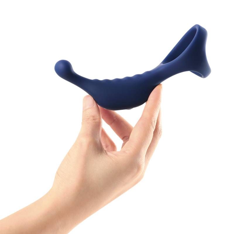 Underquaker Vibrating Anal Probe with Cockring and Remote-ARS-G03001UQ