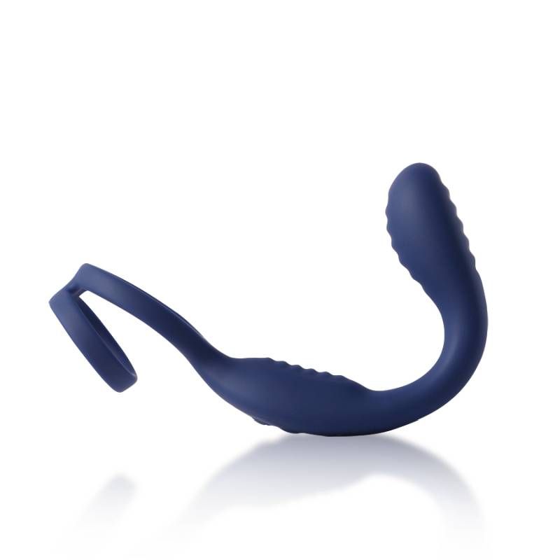 VibraDuo Vibrating Anal Probe and Perineum Stim with Cockring-ARS-G04002VD