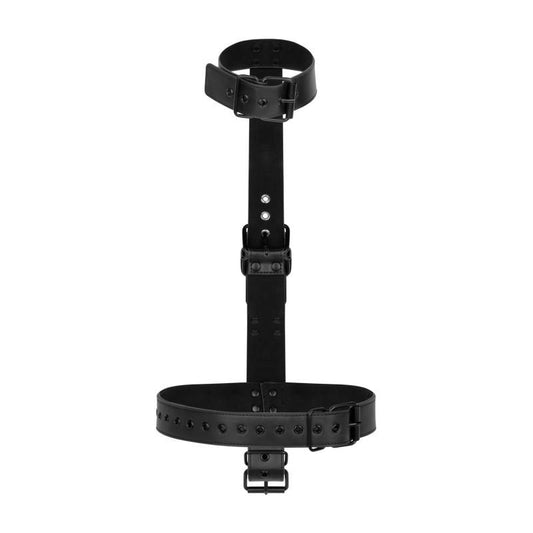 Collar with Wrist Cuffs Body Restraint-BF011BLK