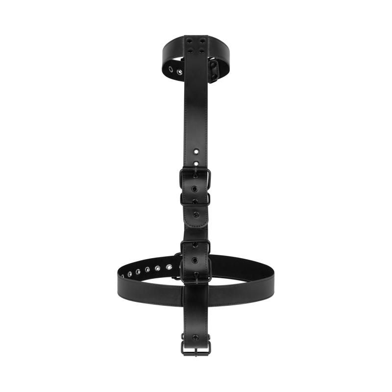 Collar with Wrist Cuffs Body Restraint-BF011BLK