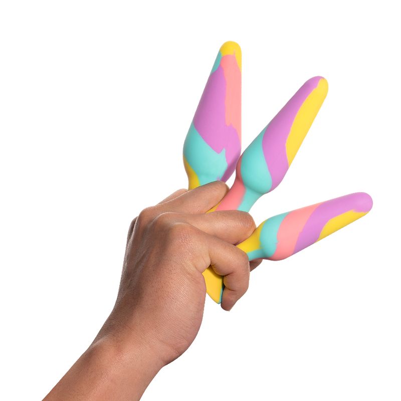 TriPlugs 3 Pc Silicone Anal Training Kit-ARS-B04002MX