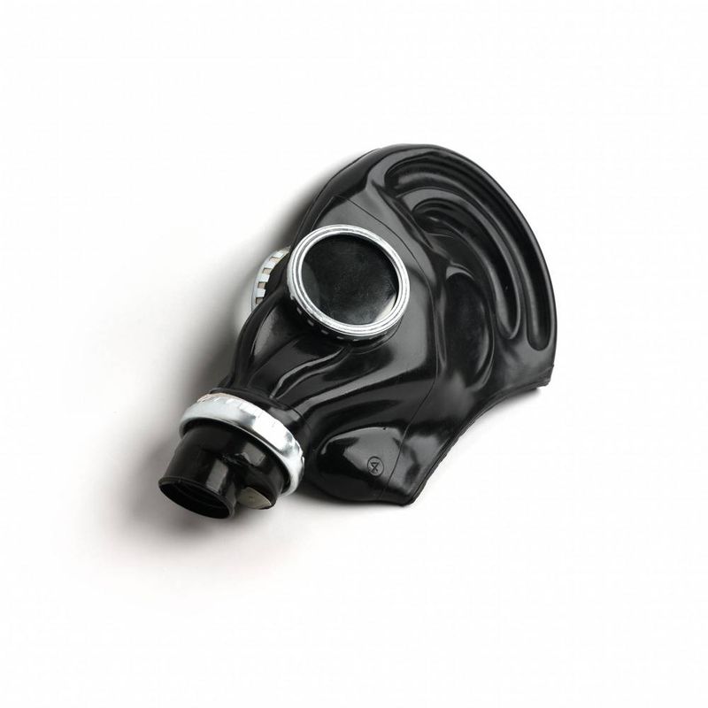 Classic 80s Fetish Rubber Gas Mask-22384