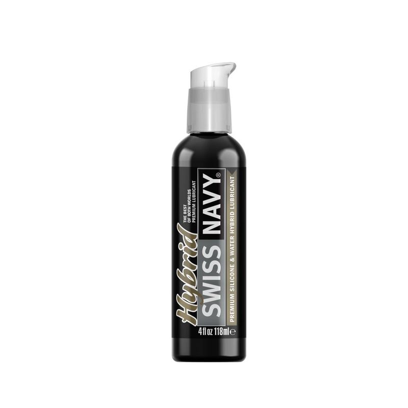 Swiss Navy Hybrid Lubricant 4oz/118ml-SNHYB4