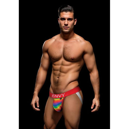 Rainbow Pride Jock Red-BLE108-RED-S/M