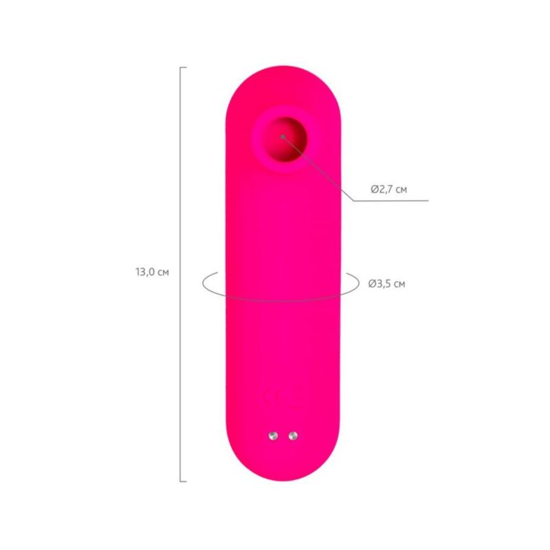 eroTeq Vacuum-Wave Clitoral Vibrator Molette Pink-593002