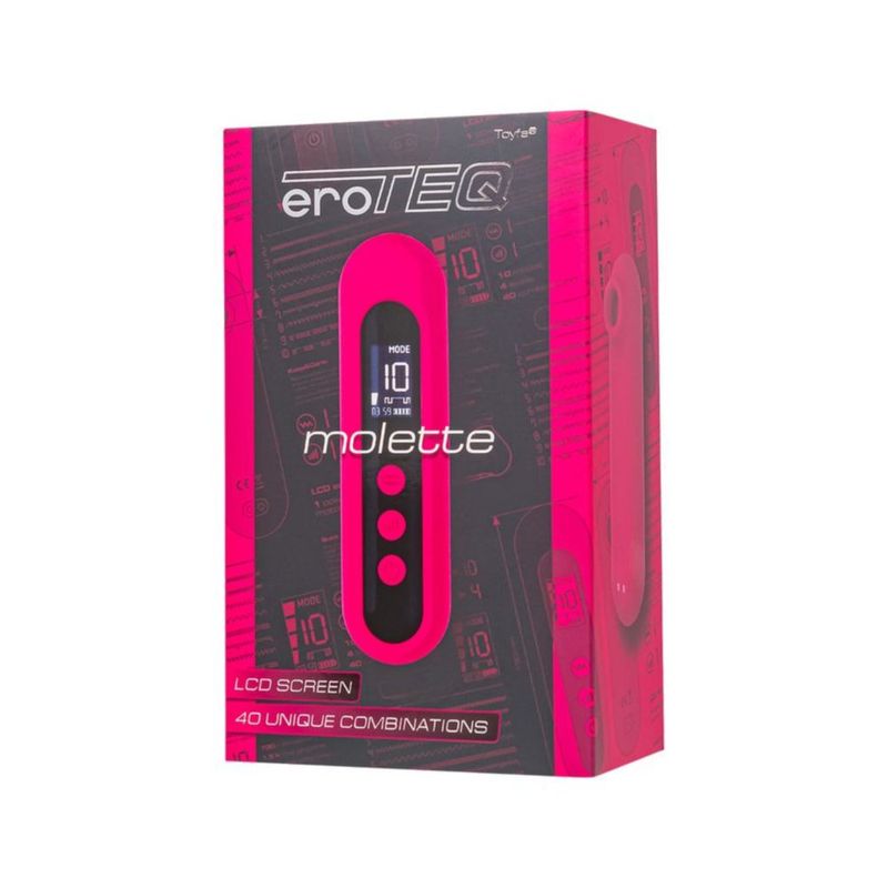 eroTeq Vacuum-Wave Clitoral Vibrator Molette Pink-593002