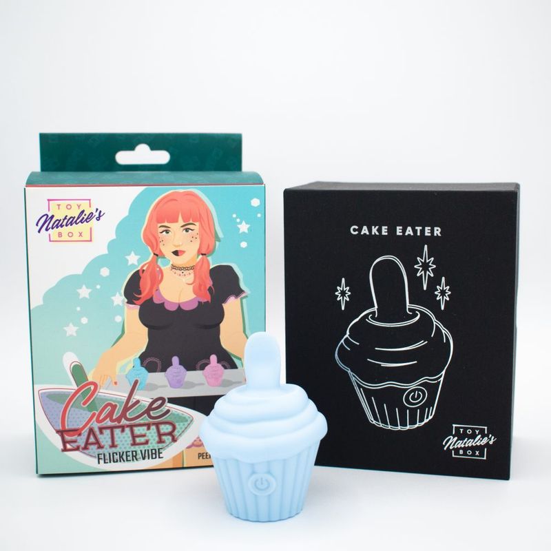 Cake Eater Clit Flicker Stimulator Blue-9092