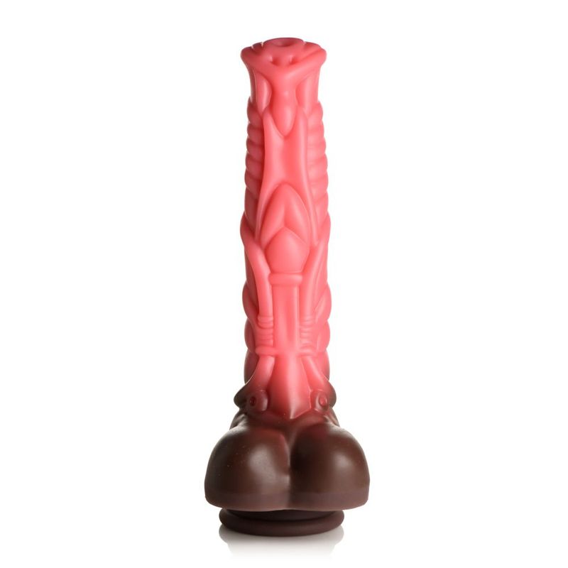 Deluxe Centaur Thrusting & Vibrating Silicone Dildo-AH328