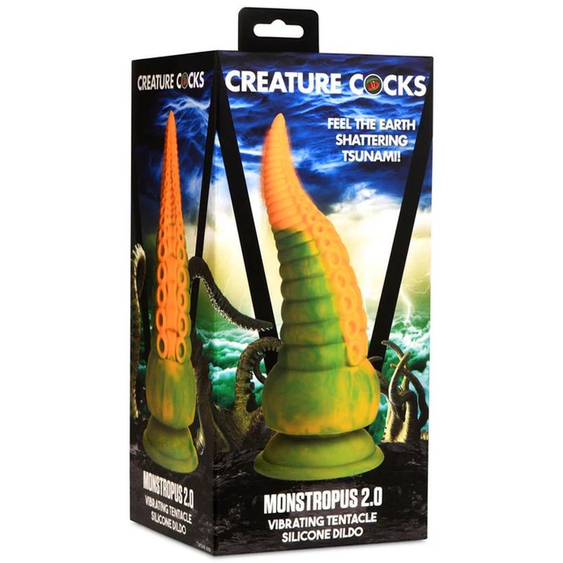 Monstropus 2.0 Vibrating Tentacle Silicone Dildo-AH404