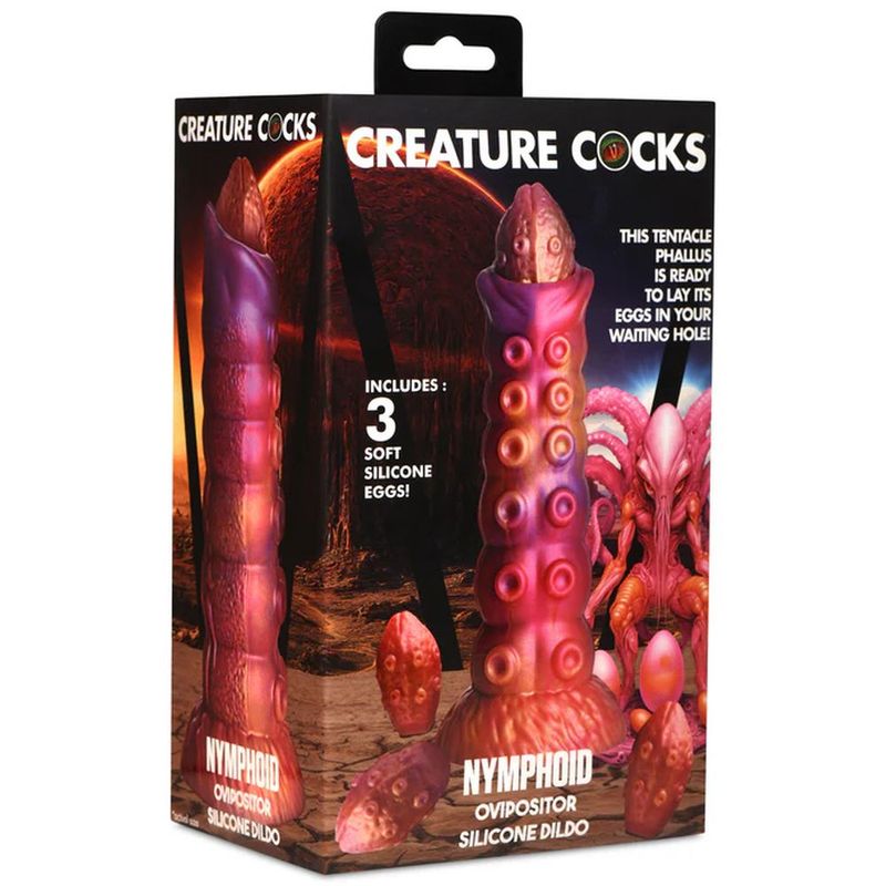 Nymphoid Ovipositor Silicone Dildo-AH408