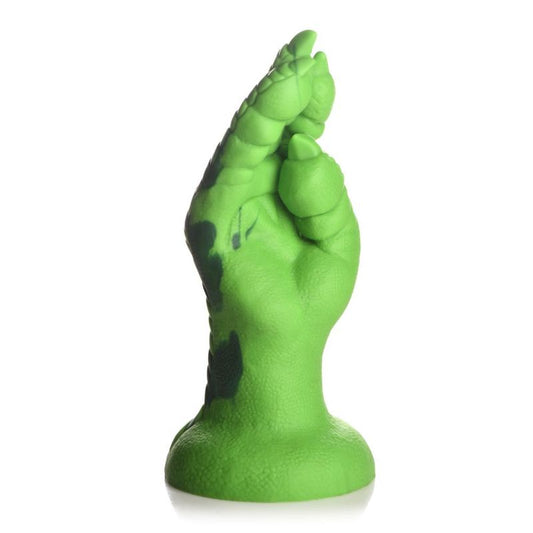 Raptor Claw Fisting Silicone Dildo-AH469-GRN