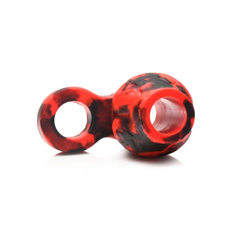 Hell Hound Silicone Penis Sleeve + Ball Stretcher-AH471-M
