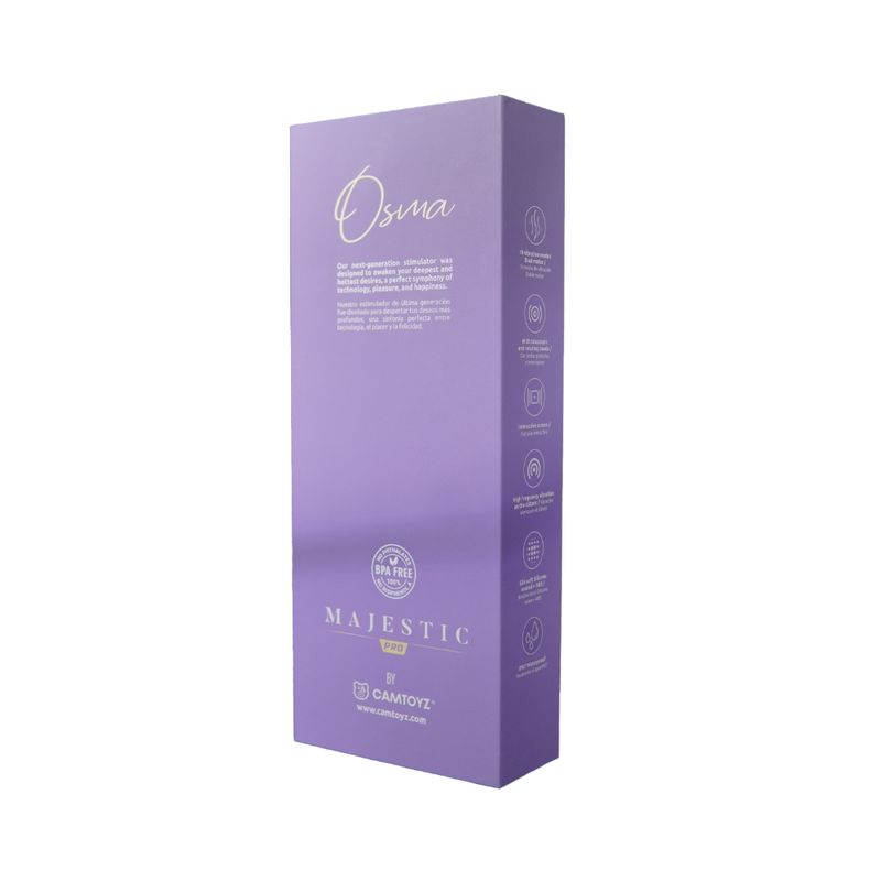 Osma Majestic Pro USB 10 Mode Pearl Rabbit Vibrator-CT-JVB-1057-OSMA