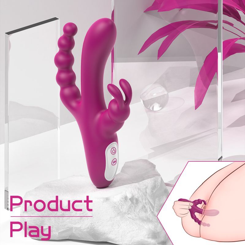 Joker Triple Ecstasy Vibrator-SHD-S491