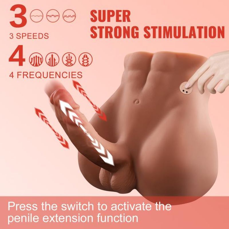 Bartlett 5kg USB Auto Thrusting 15cm Male Cock and Ass-SQ-MAR30019V