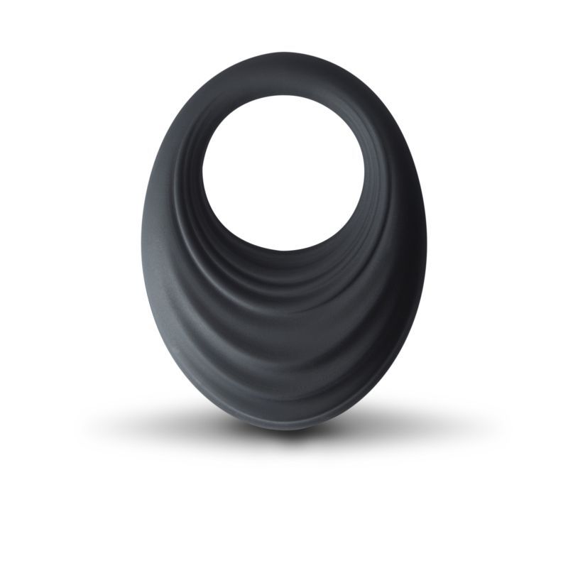 Spire 10 Speed Silicone Vibrating Cock Ring-10SPIREBK