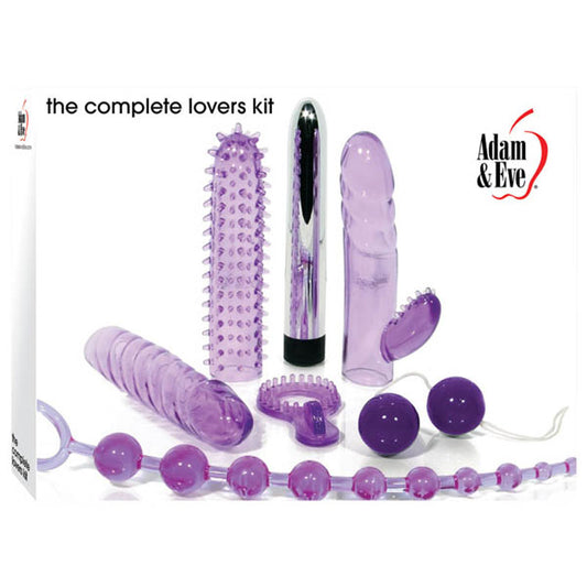 Adam & Eve The Complete Lovers Kit - Purple Couples Kit - 7 Piece Set-179M 2900