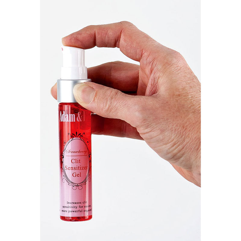 Adam & Eve Clit Sensitiser Gel - Strawberry Flavoured Female Enhancer - 29 ml Bottle-243H 0100