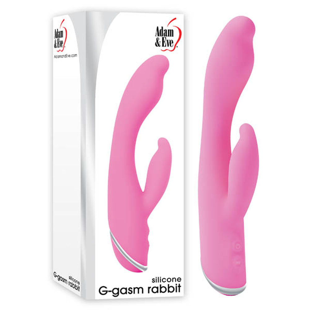 Adam & Eve G-Gasm Rabbit - Pink 20.3 cm (8) Rabbit Vibrator-319X 6200