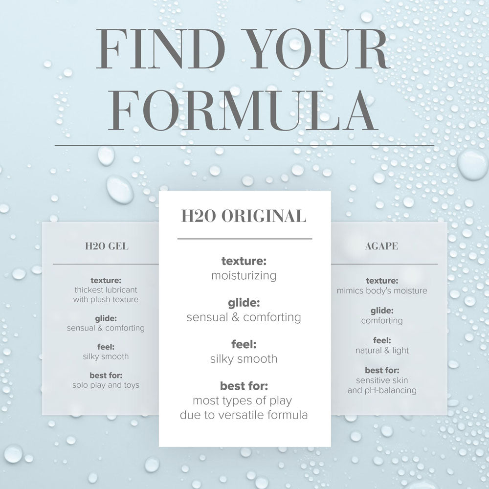 JO H2O Original Lube - 240 mL - Water Based Lubricant - 240 ml Bottle-40036