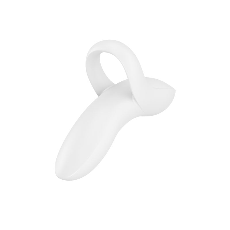 Satisfyer Bold Lover - White USB Rechargeable Finger Stimulator-4004105