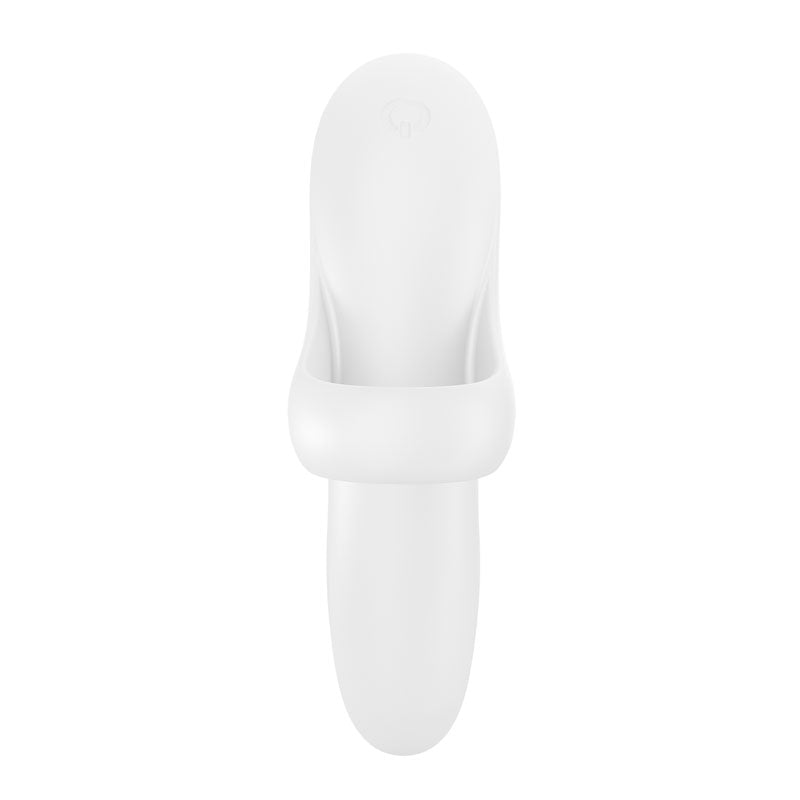 Satisfyer Bold Lover - White USB Rechargeable Finger Stimulator-4004105
