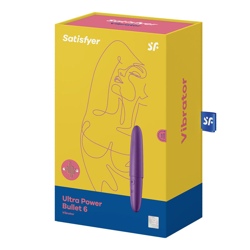 Satisfyer Ultra Power Bullet 6 - Purple USB Rechargeable Bullet-4007670