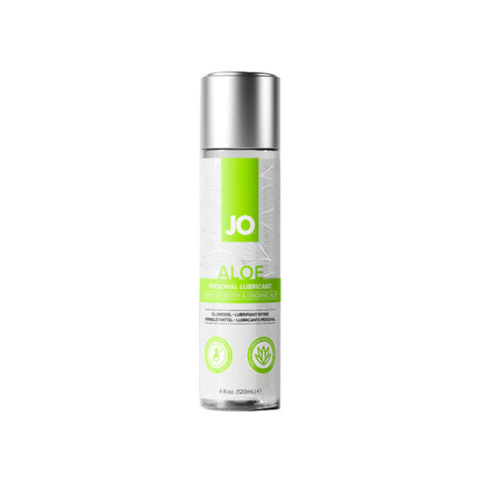 JO Aloe - 120ml - Water Based Lubricant with Aloe - 120 ml Bottle - 40144