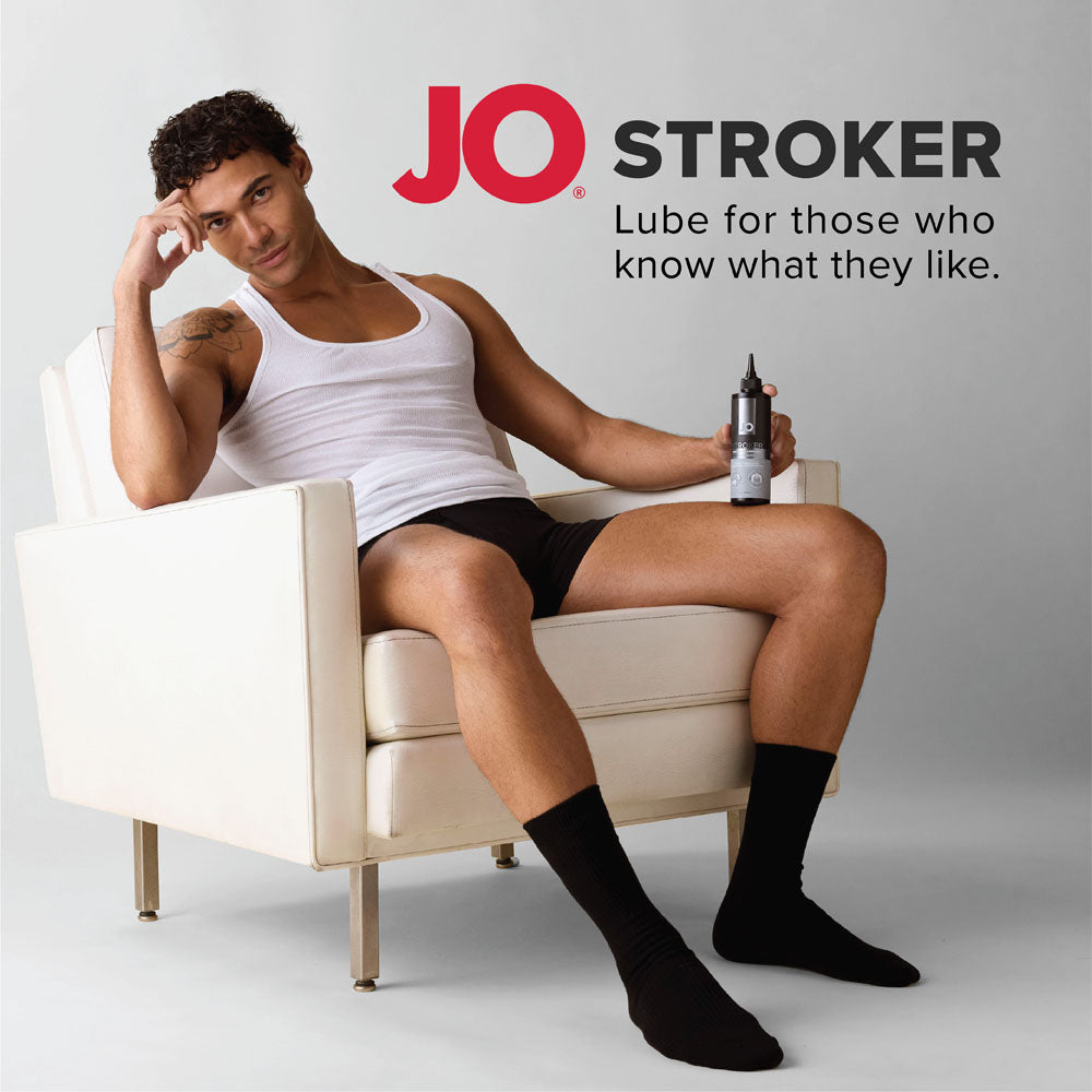 JO Stroker Lube - 120 ml - Water Based Stroker Lubricant - 120 ml Bottle - 40166