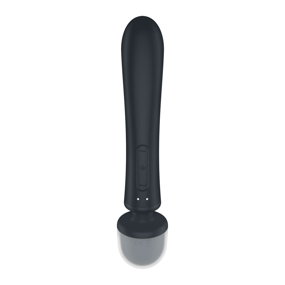 Satisfyer Triple Lover - Grey USB Rechargeable Rabbit Vibrator and Massage Wand-4018201