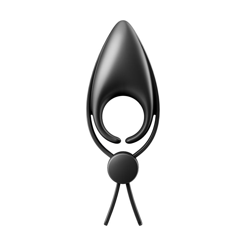 Satisfyer Sniper - Black - Black Vibrating Adjustable Lasso Cock Ring-4018386