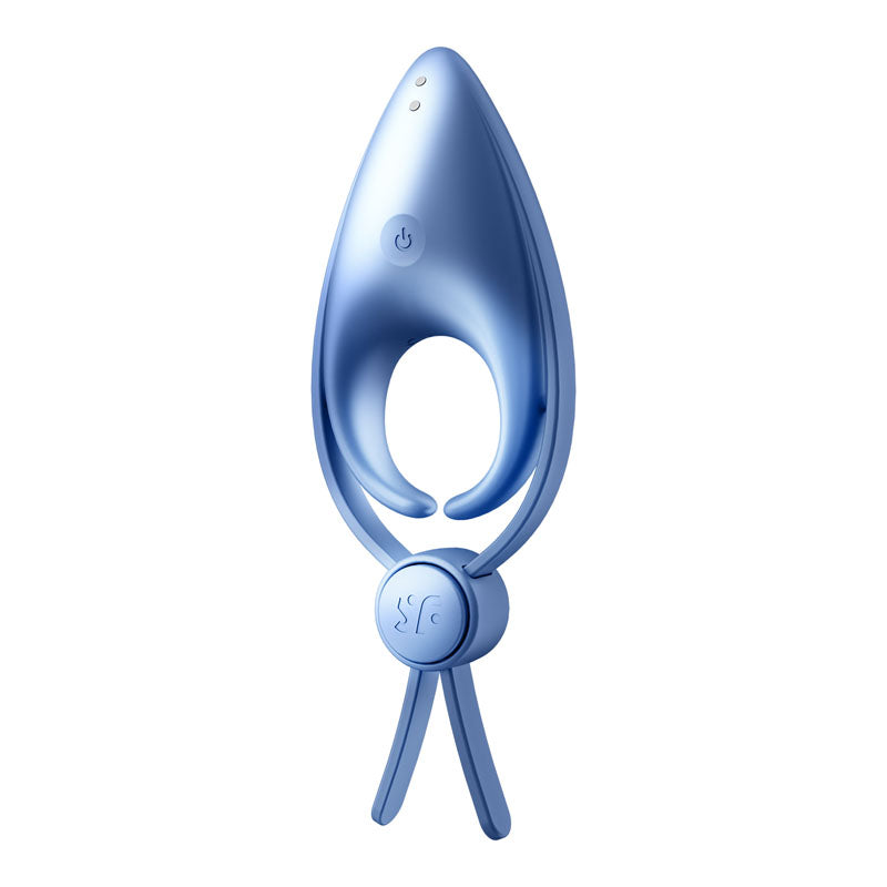 Satisfyer Sniper - Blue - Blue Vibrating Adjustable Lasso Cock Ring-4018393