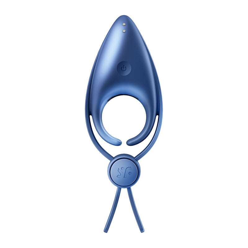 Satisfyer Sniper - Blue - Blue Vibrating Adjustable Lasso Cock Ring-4018393