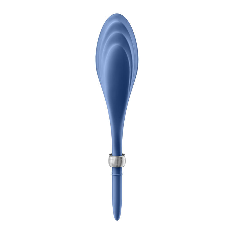 Satisfyer Duelist - Blue Vibrating Adjustable Lasso Cock Ring-4018430