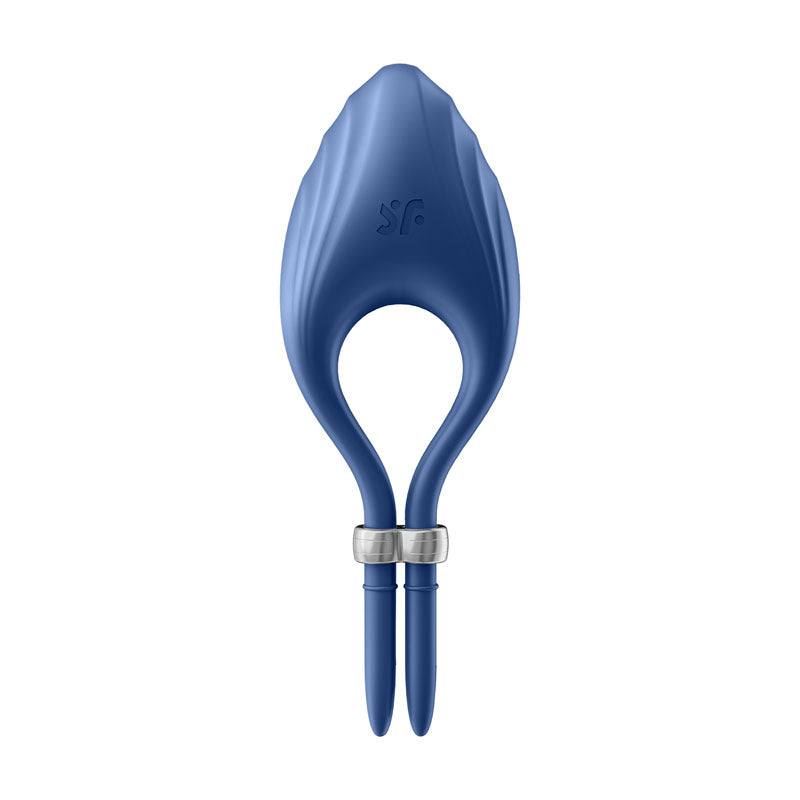 Satisfyer Duelist - Blue Vibrating Adjustable Lasso Cock Ring-4018430