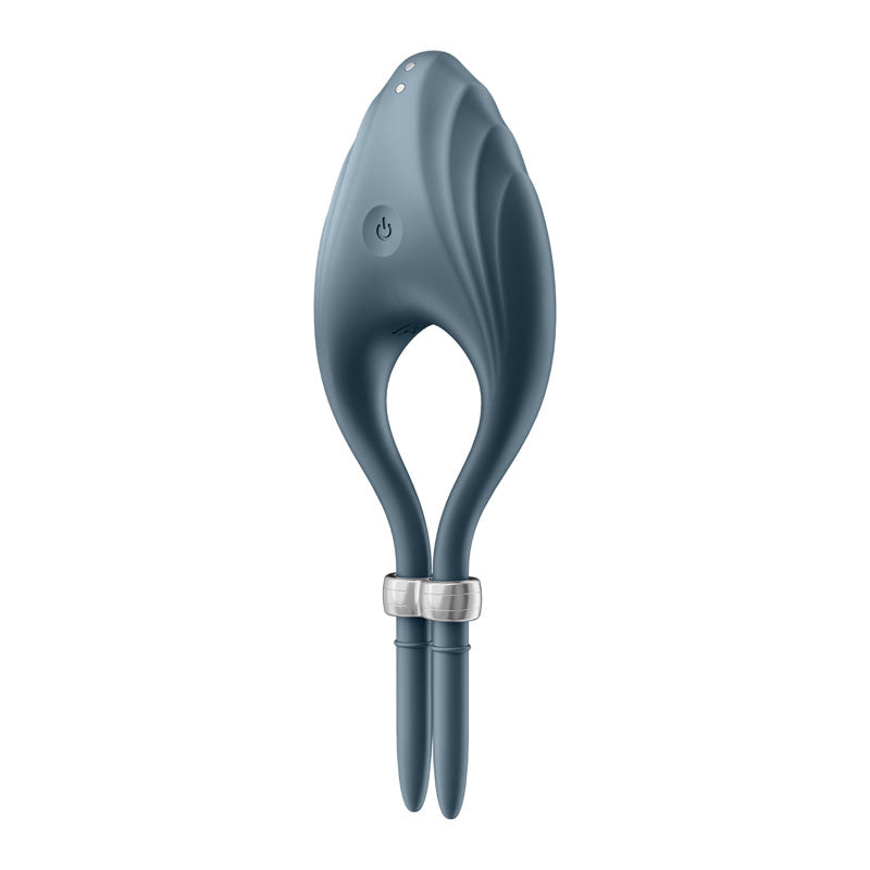 Satisfyer Duelist - Dark Blue Vibrating Adjustable Lasso Cock Ring-4018447