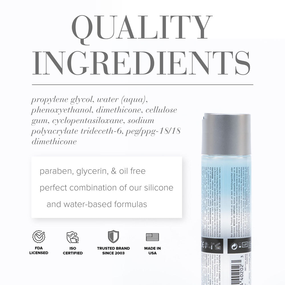 JO Classic Hybrid - Hybrid Lubricant - 120 ml Bottle-40202